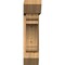 Ekena Millwork Olympic Slat Smooth Bracket w/ Offset Brace, Western Red Cedar, 7 1/2"W x 26"D x 30"H BKT0806X26X30OLY06SWR - alternate 3